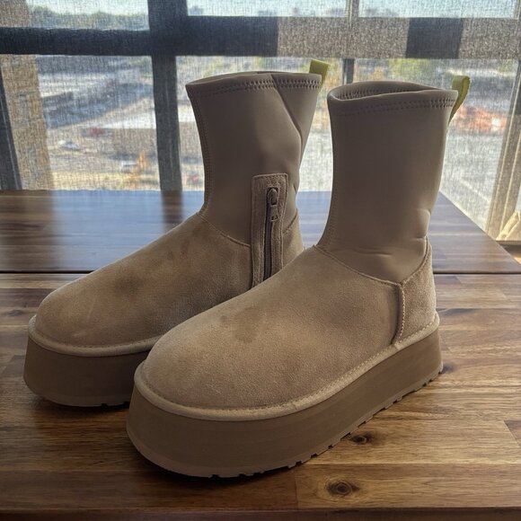 UGG Dipper Classic Platform Boots Women’s Size 10 FLAWS! AS IS. NO RETURNS - Picture 1 of 16